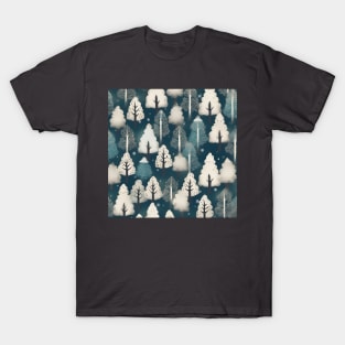 Chiyogami pattern, Japanese style trees T-Shirt